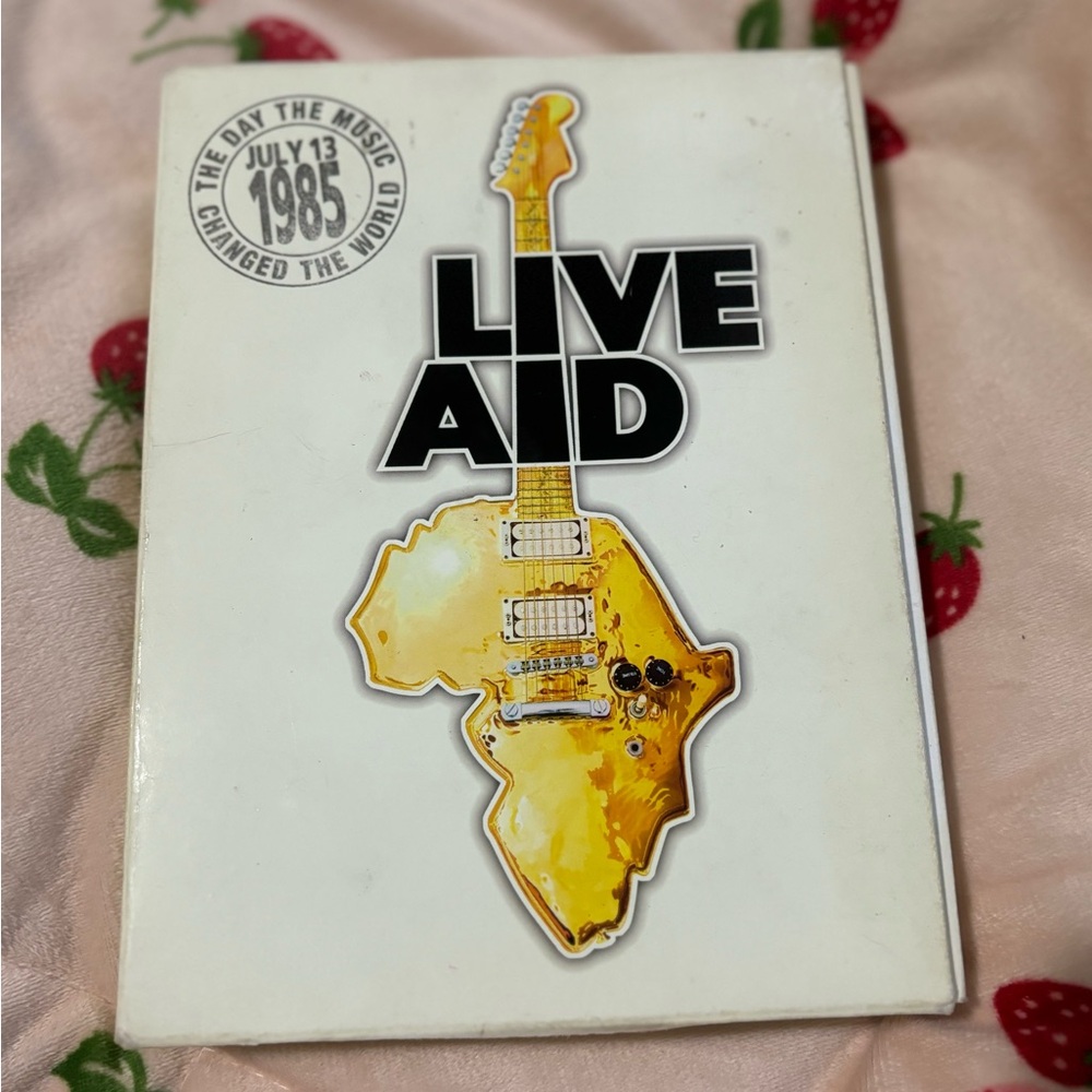 LIVE AID , JULY 13 1985 , DVD SET 4 - DISC WITH SLIP COVER AND INSERT